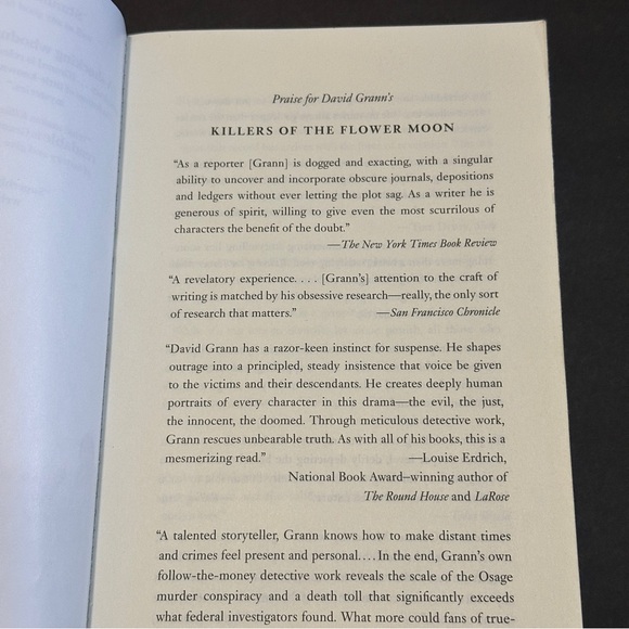 Killers of the Flower Moon by David Grann | Historical Fiction | Paperback Book - Picture 7 of 8